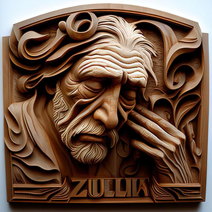 3D model Zula Kenyon American artist (STL)